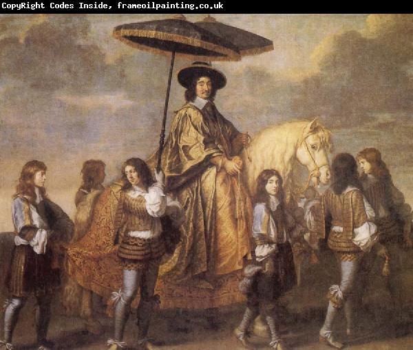 LE BRUN, Charles Chancellor Seguier at the Entry of Louis XIV into Paris in 1660